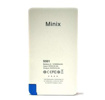 minix s501-5000mah power bank (white)